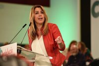 Susana Díaz: PSOE-A es el único proyecto solvente frente al "barrizal" y los insultos