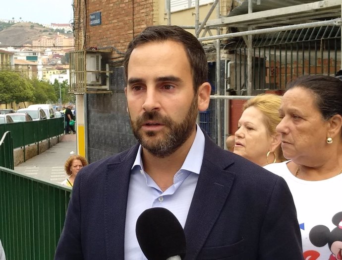 Daniel Pérez, el portavoz del PSOE en el Ayuntameinto de Málaga 