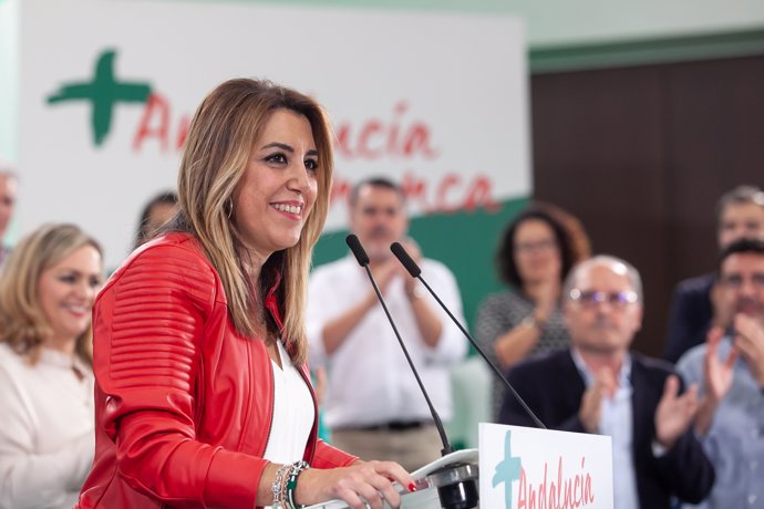 Susana Díaz, davant el Comitè Director del PSOE-A