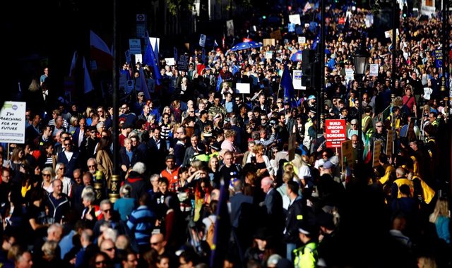 Manifestación contra el Brexit en Londres