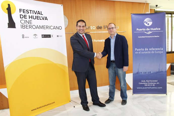 Firma de la Autoridad Portuaria y el Festival de Cine Iberoamericano de Huelva