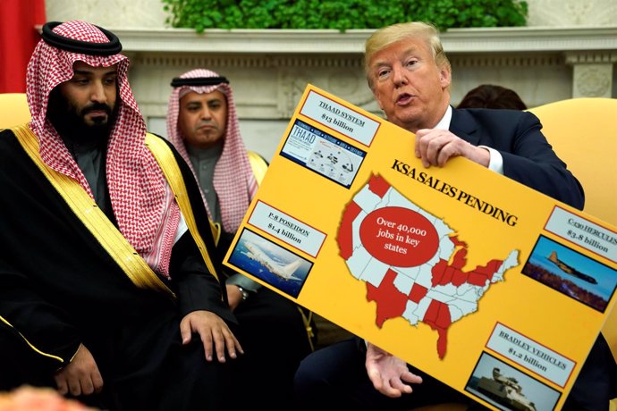 Donald Trump y Mohamed bin Salman