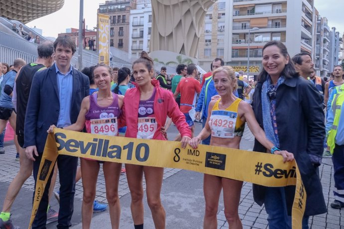 Carmen Valle, ganadora del circuito #Sevilla10 2018
