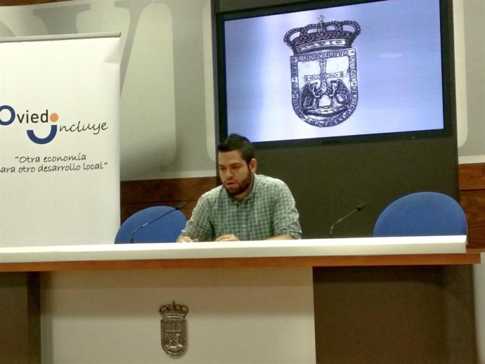 El concejal Rubén Rosón