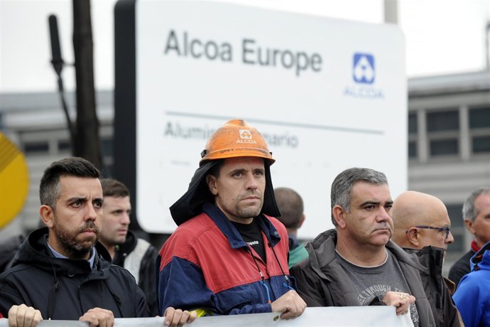 Cierre de las plantas de Alcoa en Avilés y A Coruña