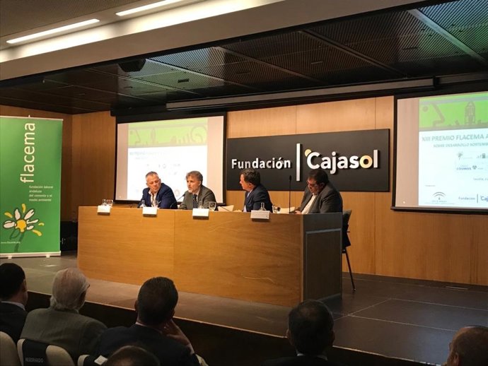 José Fiscal, en la entrega de premios de Flacema