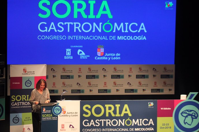La consejera de Cultura y Turismo inaugura Soria Gastronómica.                  