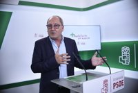 PSOE-A afirma que la derecha lleva "en la sangre y el ADN el desprecio" a Andalucía y reclama una campaña "limpia"