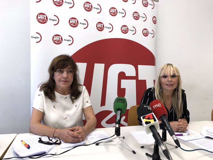 Pura Huerta y Marta Embid han presentado hoy los resultados del programa de UGT
