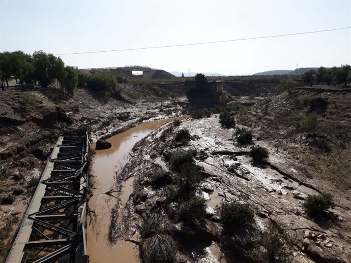 Efectos de las riadas en Aguadulce