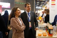Monodosis de jamón serrano, gazpacho y altramuces, entre los productos andaluces presentes en SIAL París