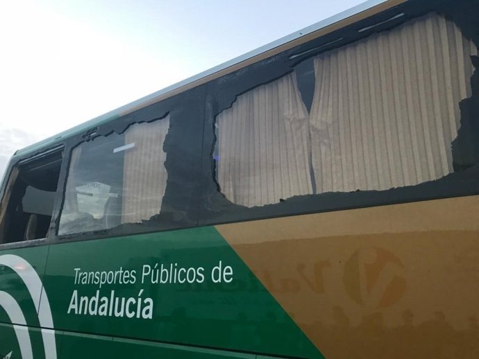 Estado en el que circulaba el autobús