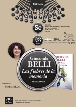 Gioconda Belli presenta nuevo libro dentro de 'Letras capitales'