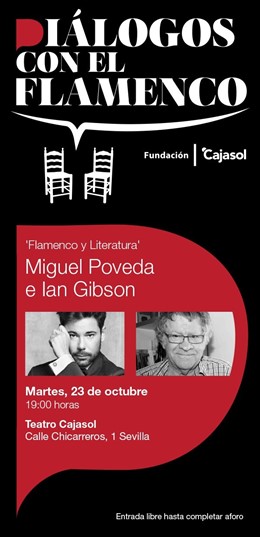 Miguel Poveda e Ian Gibson en 'Diálogos con el flamenco'