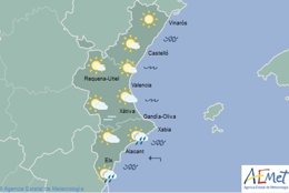 Predicción de este martes 