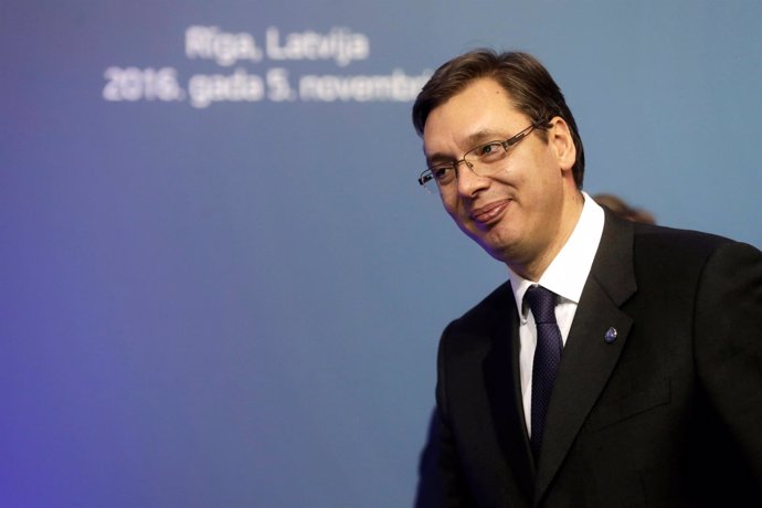 Aleksandar Vucic, presidente de Serbia