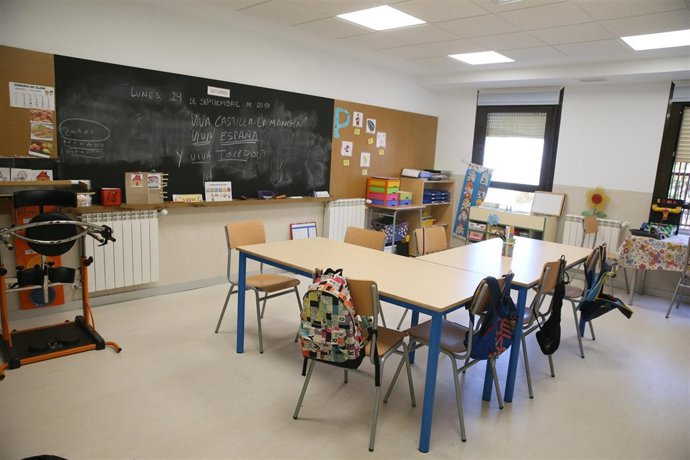 Colegio, clase, aula, infantil, escolar