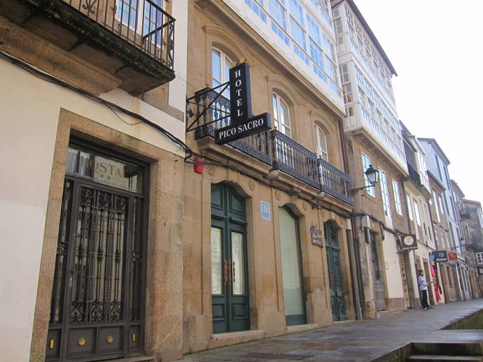 Hotel en Santiago ocupación turística hostaleira turismo pernoctaciones