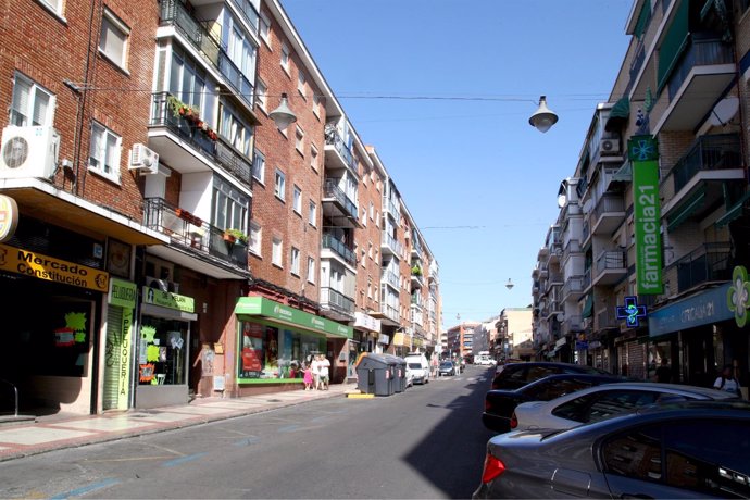 Calle de Alcobendas donde se habría producido una agresión sexual.