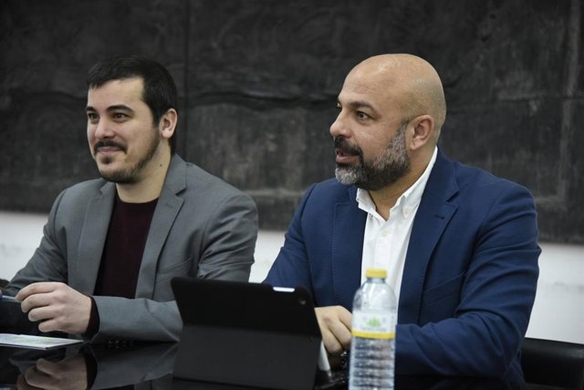 Vicepresidente, José García Molina, y Director general, García Gascón