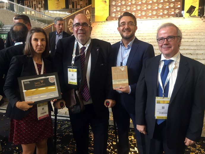 Los premiados con el consejro Oria