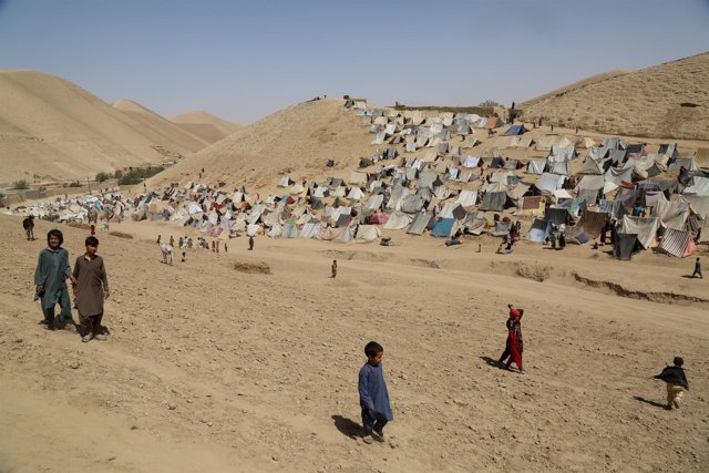 Desplazados por la sequía en Afganistán