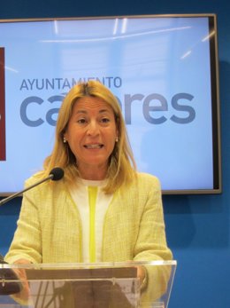 Elena Nevado, alcaldesa de Cáceres                            