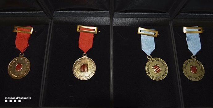 Medalles per actuacions meritòries de Mossos d'Esquadra