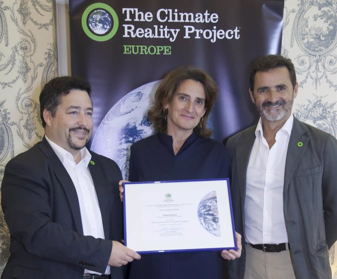 The Climate Reality Project premia a la ministra Teresa Ribera