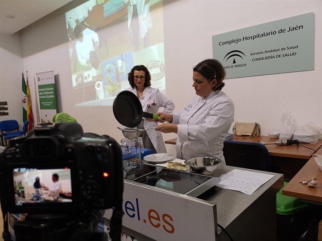 Segunda sesión de las jornadas 'Elaboración de menús saludables en el hospital'.