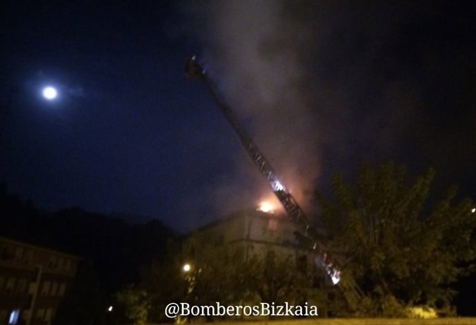 Incendio en Arrigorriaga