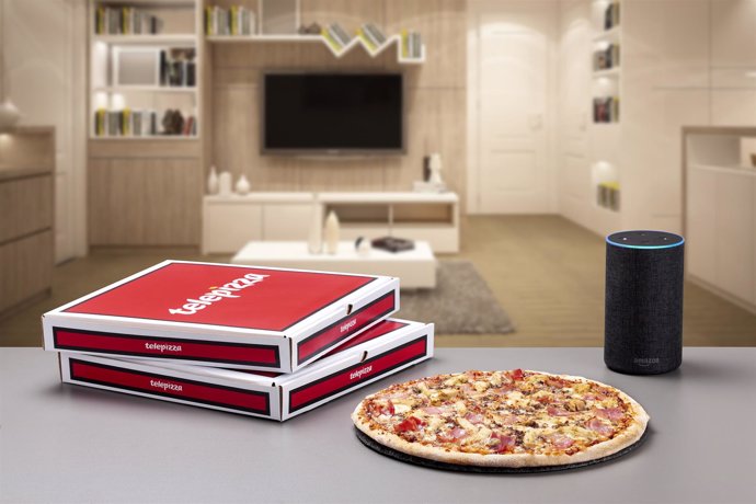 Telepizza y Amazon Echo