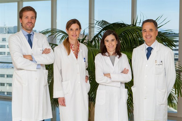 Equipo investigador de la terapia contra tumores cerebrales