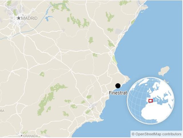 Zona donde fueron hallados los cadáveres