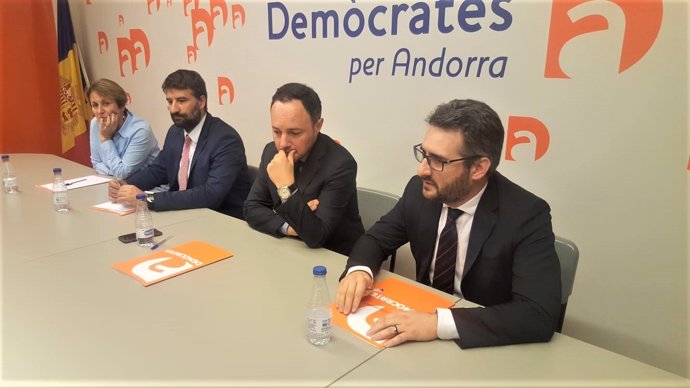 Roser Suñé, Esteve Vidal, Xavier Espot, Eric Jover (Demòcrates per Andorra)