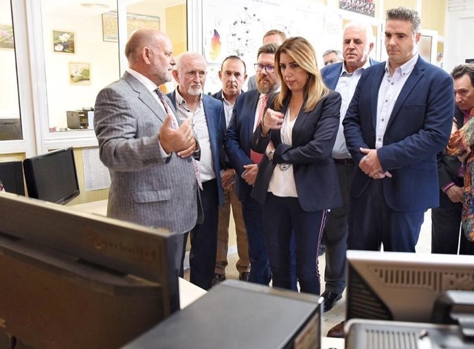 La presidenta de la Junta de Andalucía visita Cuatro Vegas