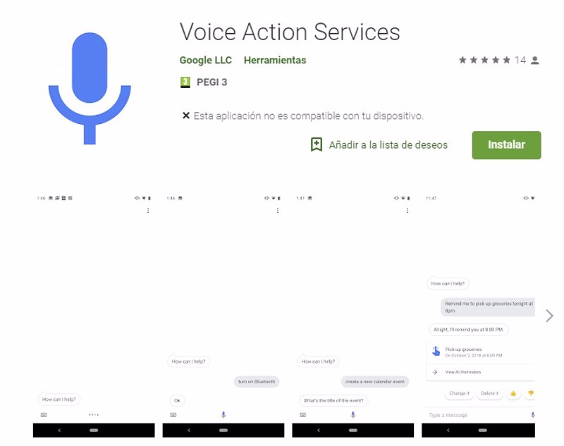 custom voice actions android