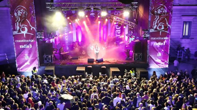 Concierto de Radio 3 en Madrid por el 40 aniversario de la Constitución