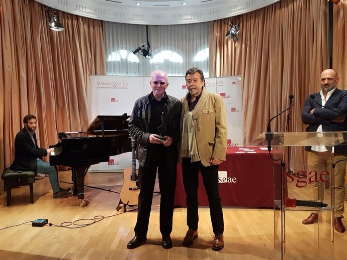 Teddy Bautista en la entrega Premios Apolo 2018