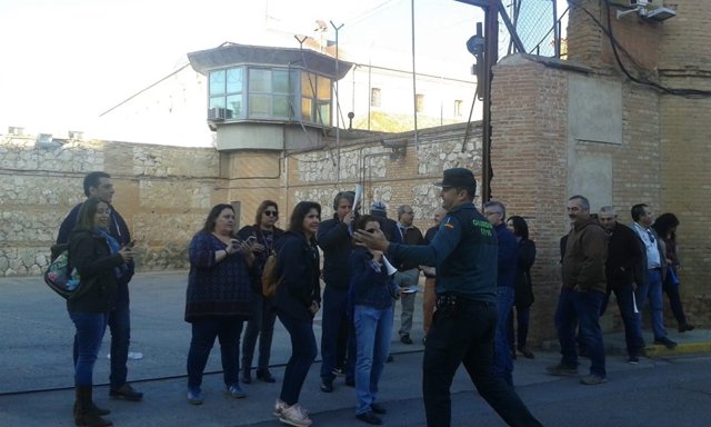 Funcionarios prisiones huelga en Ocaña