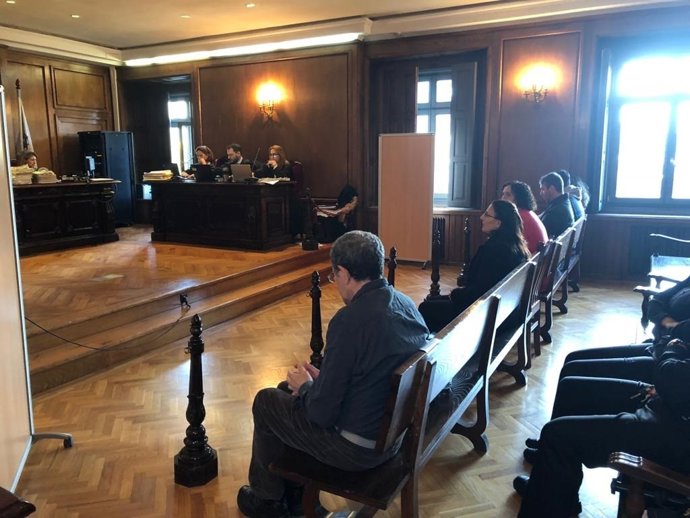 Miguel Rosendo durante el juicio de los 'Miguelianos'.