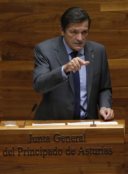 El presidente del Principado, Javier Fernández