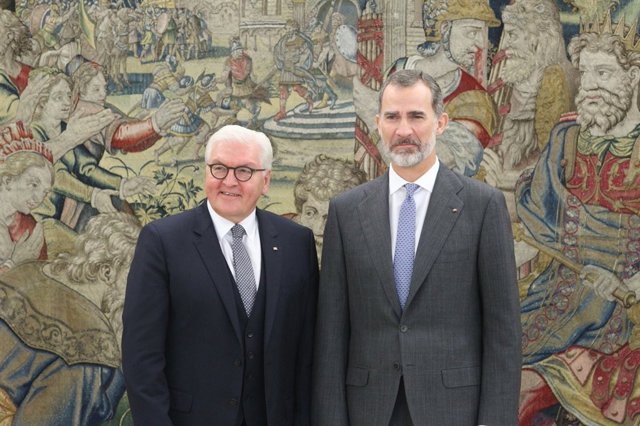 El Rey Felipe VI y el presidente de la República Federal de Alemania, Frank-Walt