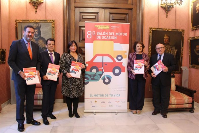 Presentación del 8º Salón del Motor de Ocasión de Sevilla.