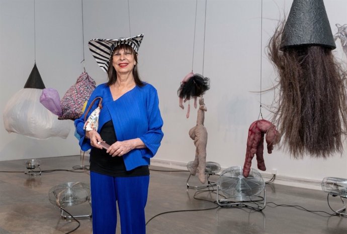 Carmen Alborch en el IVAM 