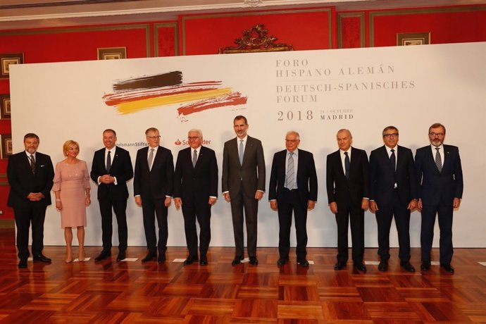 El Rei Felipe VI i el president d'Alemanya, Frank-Walter Steinmeier