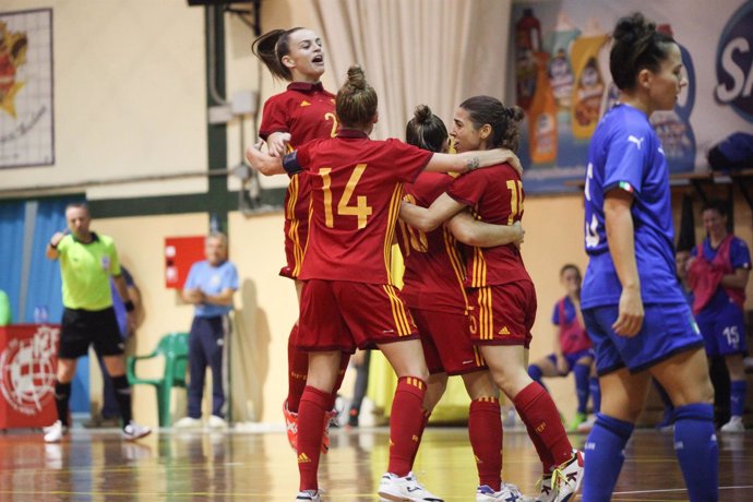 La selección española de fútbol sala femenina