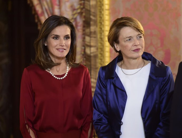ALMUERZO DE LOS REYES CON EL PRESIDENTE DE ALEMANI