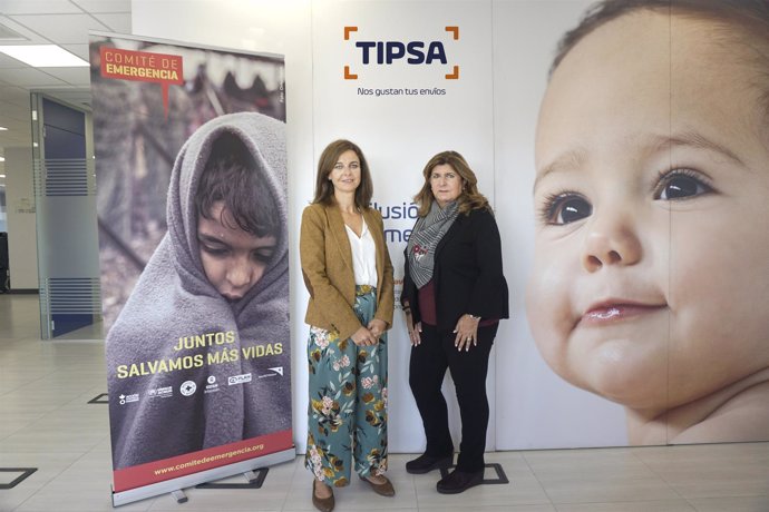 TIPSA arranca su campaña de sobres solidarios apoyando al Comité de Emergencia p
