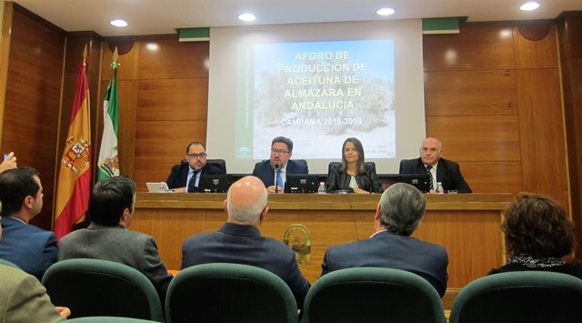 Presentación del aforo de producción de aceite de oliva de la campaña 2018-2019.